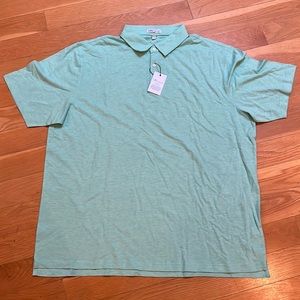 NWT Peter Millar Crown Soft Pima Cotton Polo in Yucca